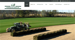 Desktop Screenshot of blanckesodfarm.com